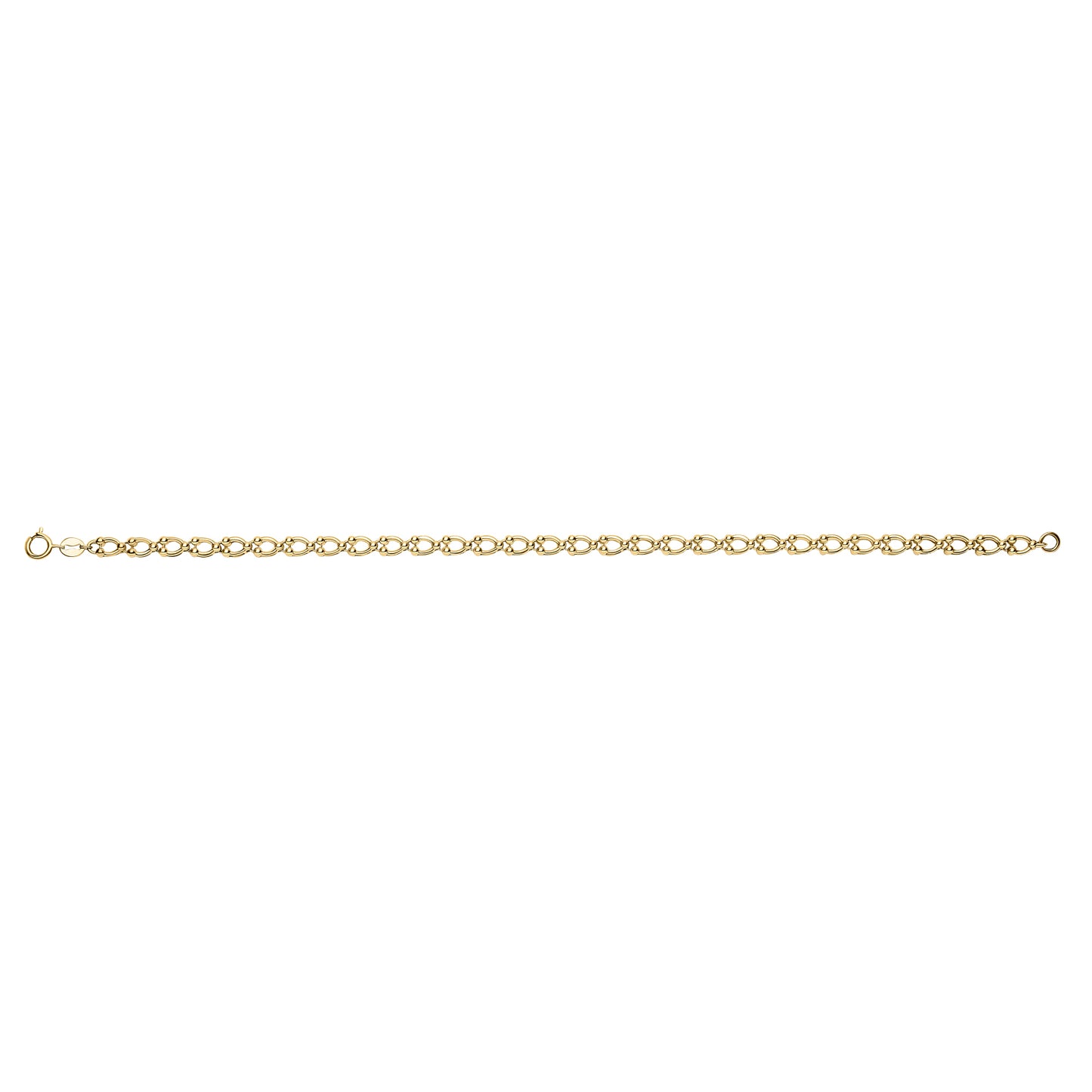 9ct Gold Oval Link Bracelet