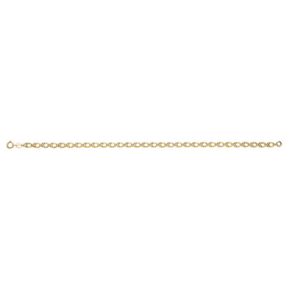 9ct Gold Oval Link Bracelet
