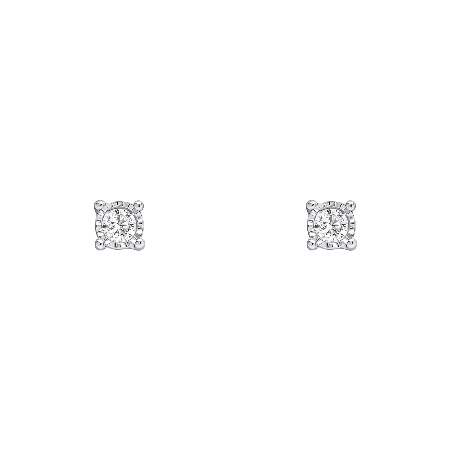 0.05ct Diamond Stud Earrings in 9ct Gold