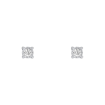 0.05ct Diamond Stud Earrings in 9ct Gold