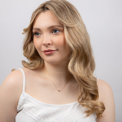 Trilogy Ball Chain Necklace in 9ct Gold