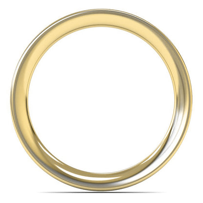 14ct Yellow Gold 2mm Heavy Weight Flat Court Wedding Ring