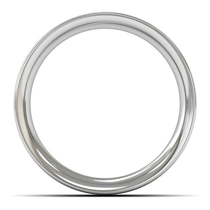 Platinum 950 6mm Heavy Weight Flat Court Wedding Ring