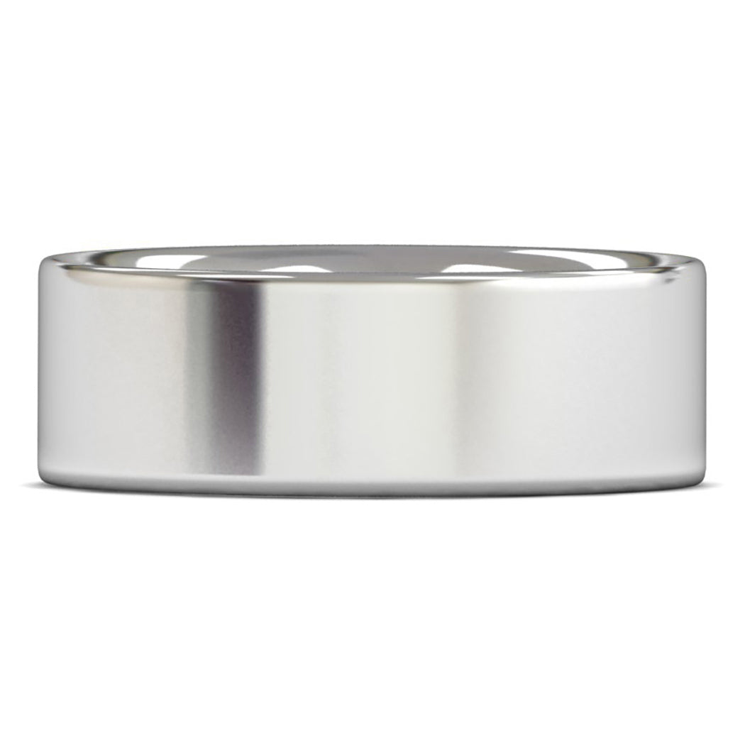Palladium 500 8mm Heavy Weight Flat Court Wedding Ring