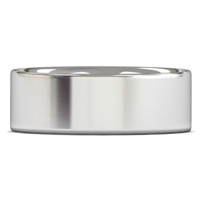 Palladium 950 8mm Heavy Weight Flat Court Wedding Ring