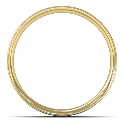 18ct Yellow Gold 5mm Light Weight Flat Court Wedding Ring