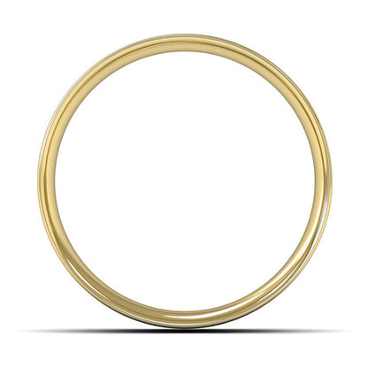 9ct Yellow Fairtrade Gold 7mm Light Weight Flat Court Wedding Ring