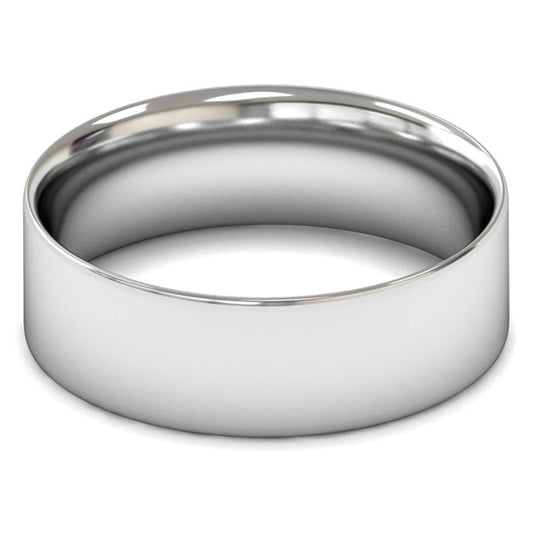 Palladium 500 7mm Light Weight Flat Court Wedding Ring