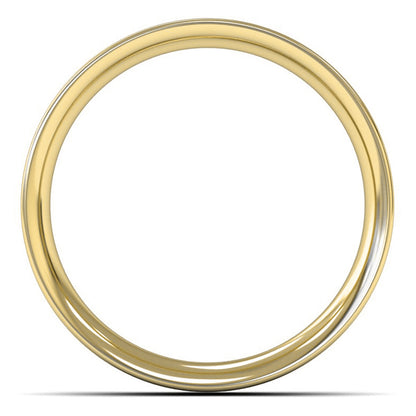 9ct Yellow Gold 5mm Medium Weight Flat Court Wedding Ring