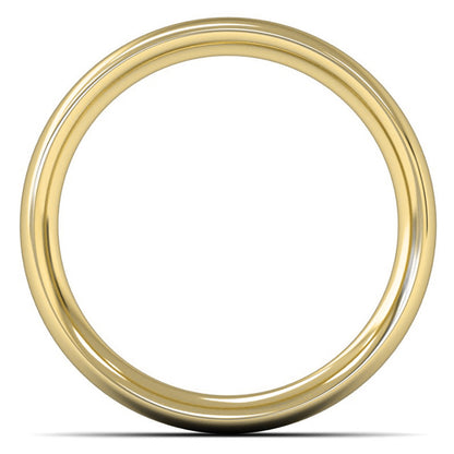 9ct Yellow Fairtrade Gold 5mm Heavy Weight Traditional Court Wedding Ring