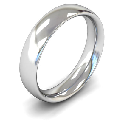 Palladium 500 5mm Heavy Weight Traditional Court Wedding Ring