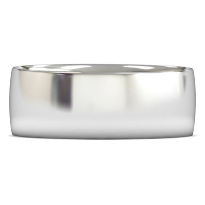 Palladium 950 8mm Light Weight Traditional Court Wedding Ring
