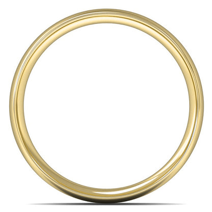 18ct Yellow Fairtrade Gold 7mm Medium Weight Traditional Court Wedding Ring