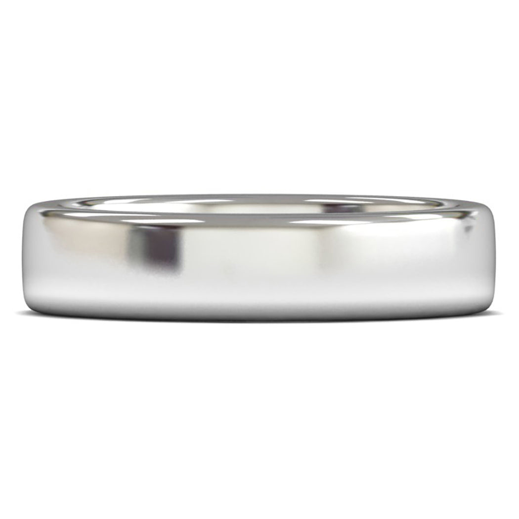Palladium 500 5mm Heavy Weight Cushion Court Wedding Ring